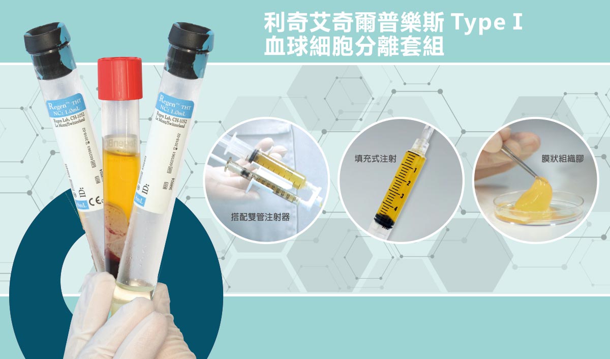 利奇艾奇爾普樂斯 Type Ⅰ 血球細胞分離套組,prp注射